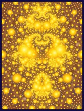 Bubblyfication Firecat mandala artwok
