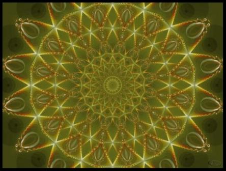 Infinity Firecat mandala artwok