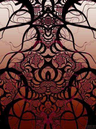 Creator Firecat mandala artwok