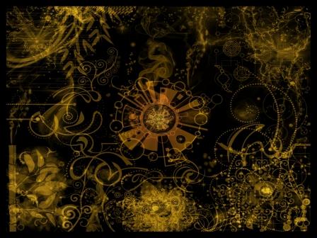Metropolis Firecat mandala artwok